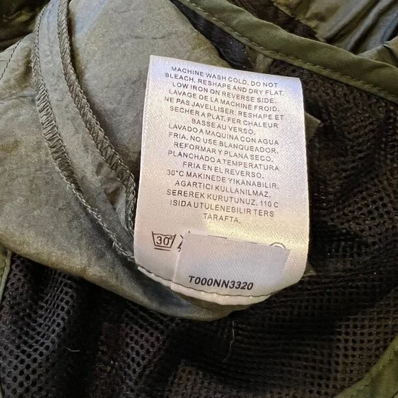 Tibi Wilt Cargo Joggers small long like new crispy nylon army green - Picture 6 of 10